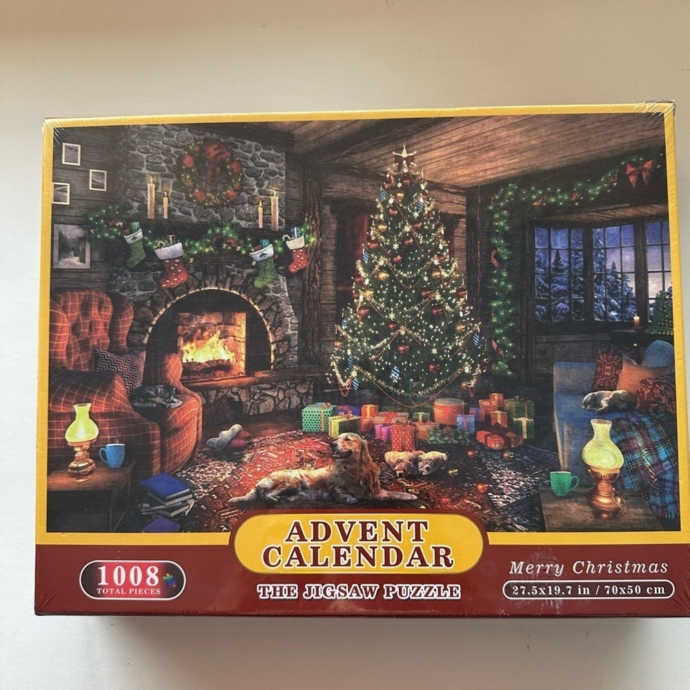 Advent Calendar 1008 Pieces Holiday Jigsaw Puzzle - Picture 1 of 2